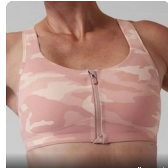 Athleta 🔥 Empower II Train Sports Bra Camou printed A-C - Picture 1 of 5